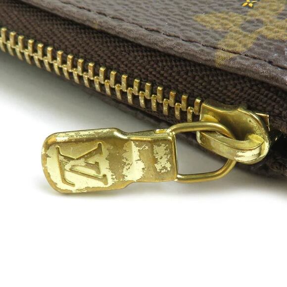 LOUIS VUITTON Brown Monogram Pouch - Picture 4 of 5